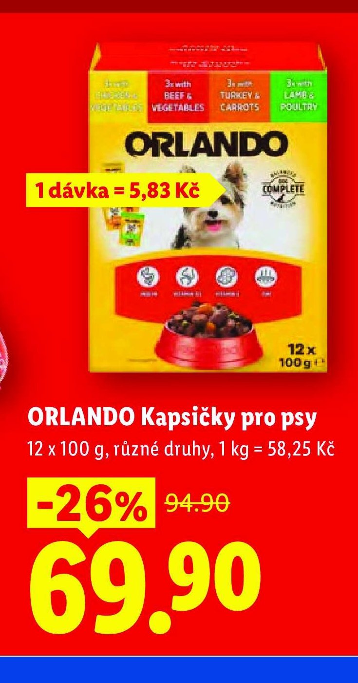 ORLANDO Kapsičky pro psy