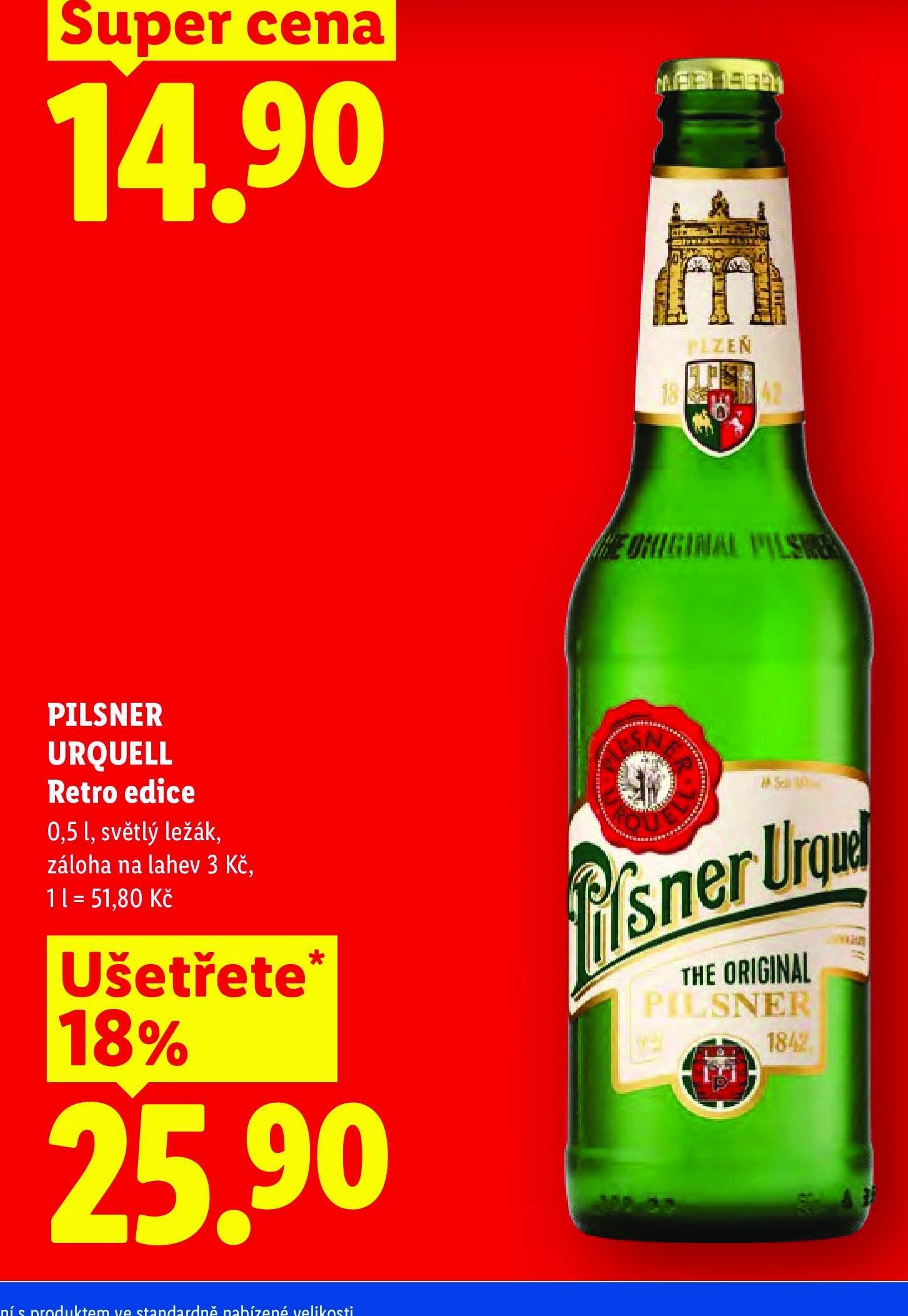 Pilsner Urquell Retro edice