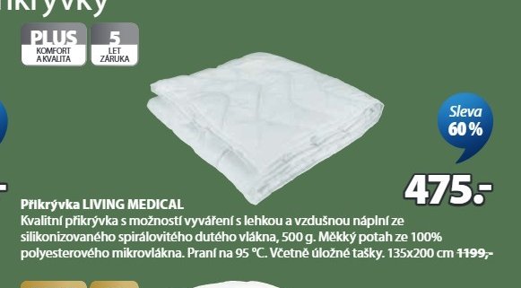 Přikrývka LIVING MEDICAL - Jysk akcniletaky.com