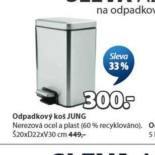 Odpadkový koš JUNG - Jysk akcniletaky.com