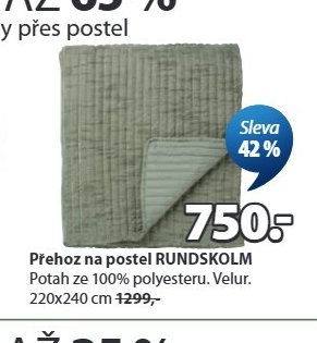Přehoz na postel RUNDSKOLM - Jysk akcniletaky.com