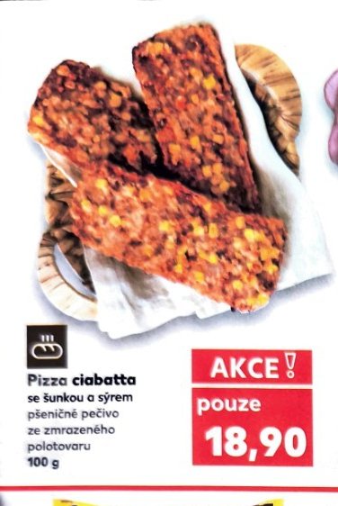 Pizza ciabatta