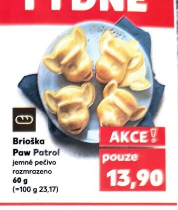 Brioška Paw Patrol