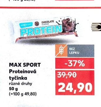 MAX SPORT Proteinová tyčinka
