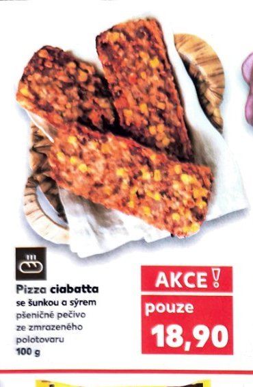 Pizza ciabatta