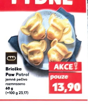 Brioška Paw Patrol