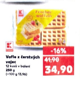 Vafle z čerstvých vajec