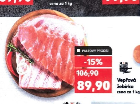 Vepřová žebírka