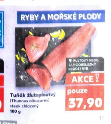 Tuňák žlutoploutvý