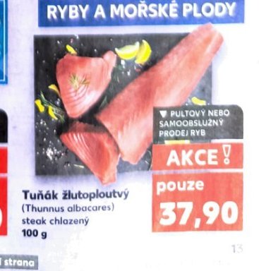 Tuňák žlutoploutvý