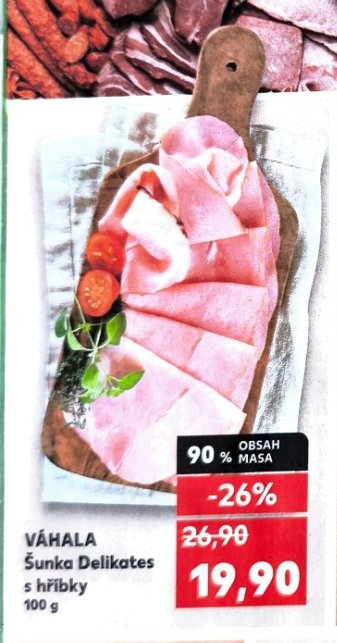 VÁHALA Šunka Delikates s hříbky