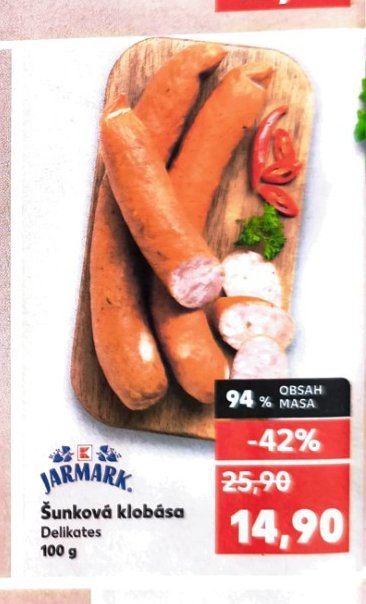 JARMARK Šunková klobása Delikates
