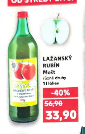 LAŽANSKÝ RUBÍN Mošt