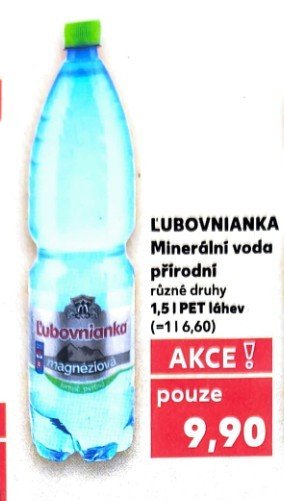 LUBOVNIAKA Minerální voda