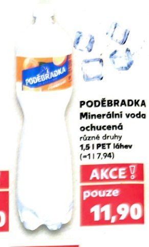 PODĚBRADKA Minerální voda