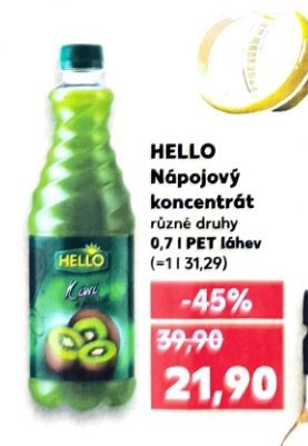 HELLO Nápojový koncentrát