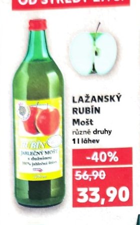 LAŽANSKÝ RUBÍN Mošt
