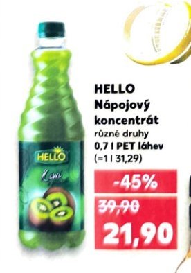 HELLO Nápojový koncentrát