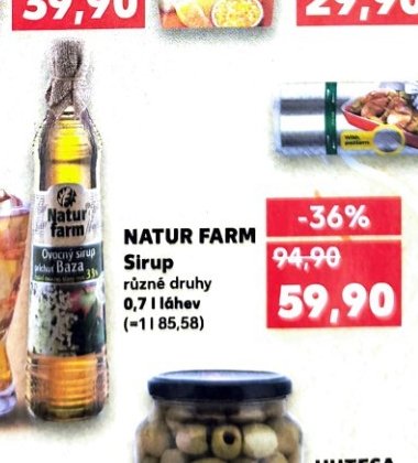 NATUR FARM Sirup