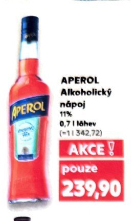 APEROL Alkoholický nápoj