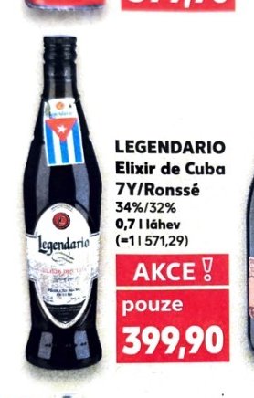 LEGENDARIO Elixir de Cuba 7Y/Ronssé