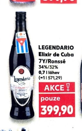 LEGENDARIO Elixir de Cuba 7Y/Ronssé