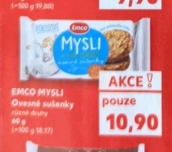 Emco Mysli ovesné sušenky