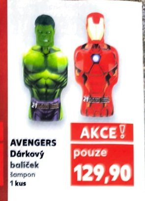 AVENGERS Dárkový balíček šampon