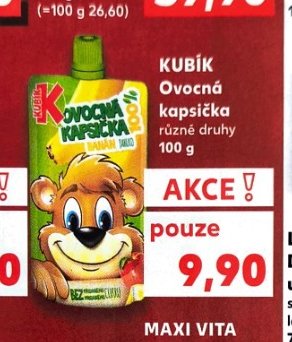 KUBÍK Ovocná kapsička