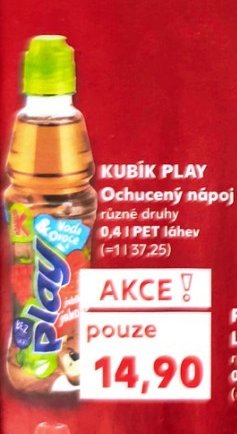 KUBÍK PLAY Ochucený nápoj