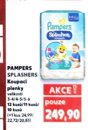 PAMPERS SPLASHERS Koupací plenky