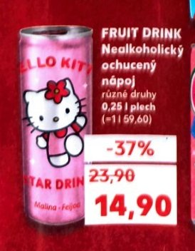 FRUIT DRINK Nealkoholický ochucený nápoj