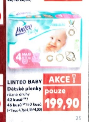 LINTEO BABY Dětské plenky