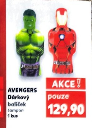 AVENGERS Dárkový balíček šampon