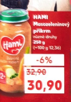 HAMI Masozeleninový příkrm