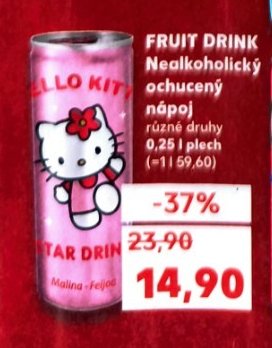 FRUIT DRINK Nealkoholický ochucený nápoj