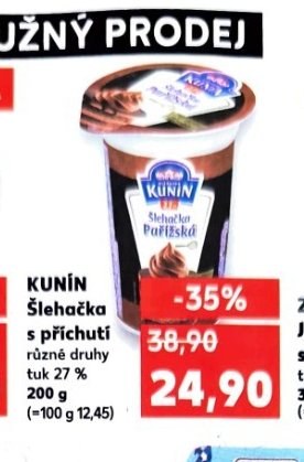 KUNÍN Šlehačka s příchutí