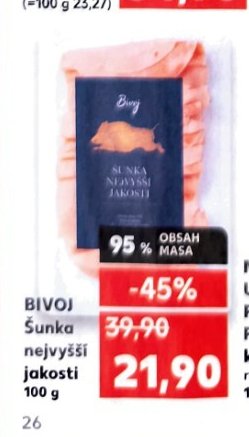 BIVOJ Šunka nejvyšší jakosti