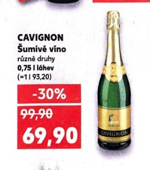 CAVIGNON Šumivé víno různé druhy 0,75l láhev