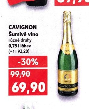 CAVIGNON Šumivé víno různé druhy 0,75l