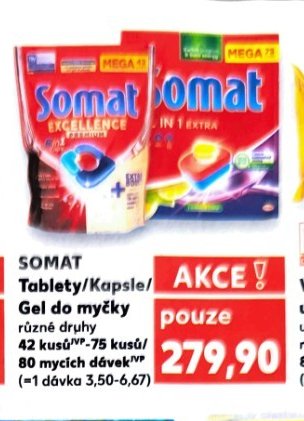 Somat tablety/kapsle