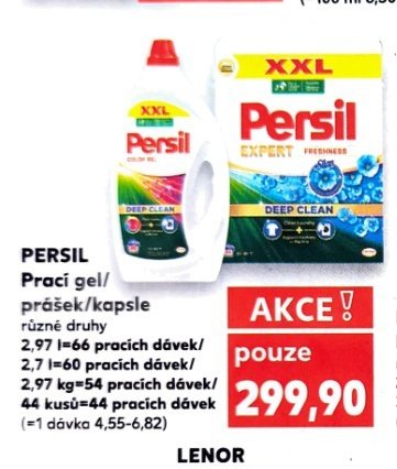 Persil prací gel/prášek/kapsle