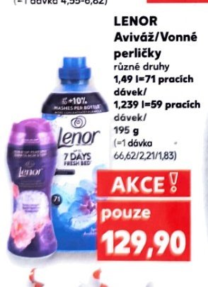 Lenor aviváž/vonné perličky