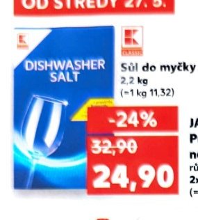 Dishwasher salt