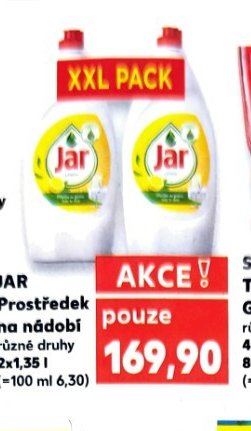 Jar Prostředek na nádobí