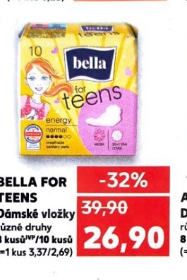 BELLA FOR TEENS Dámské vložky