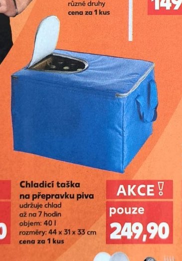 Chladicí taška na přepravku piva