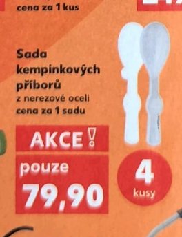 Sada kempinkových příborů