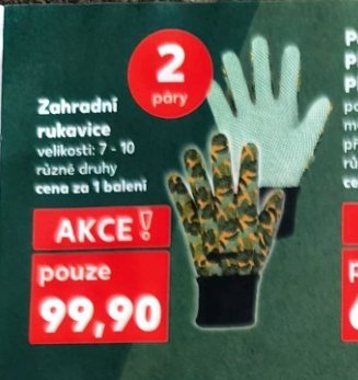 Zahradní rukavice