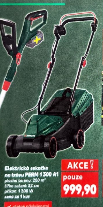 Elektrická sekačka na trávu PERM 1 300 A1